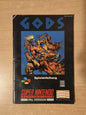 SNES Super Nintendo Gods Spielanleitung Instruction Booklet NOE