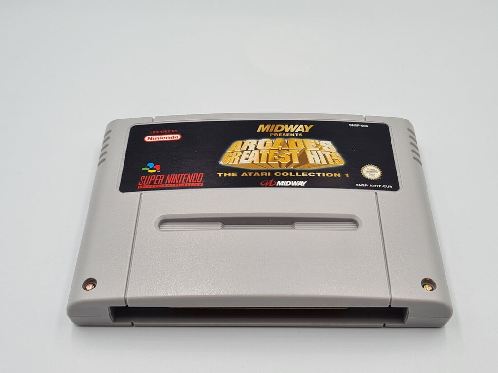 SNES Super Nintendo Arcade's Greatest Hits mit OVP und Anleitung EUR - T-Retro-Games 