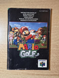 N64 Nintendo 64 Mario Golf Spielanleitung Instruction Booklet EUR
