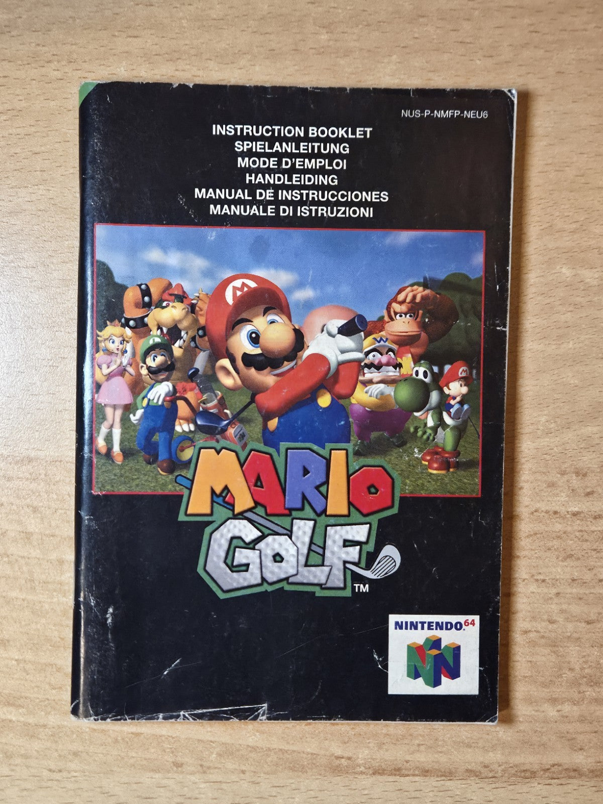 N64 Nintendo 64 Mario Golf Spielanleitung Instruction Booklet EUR