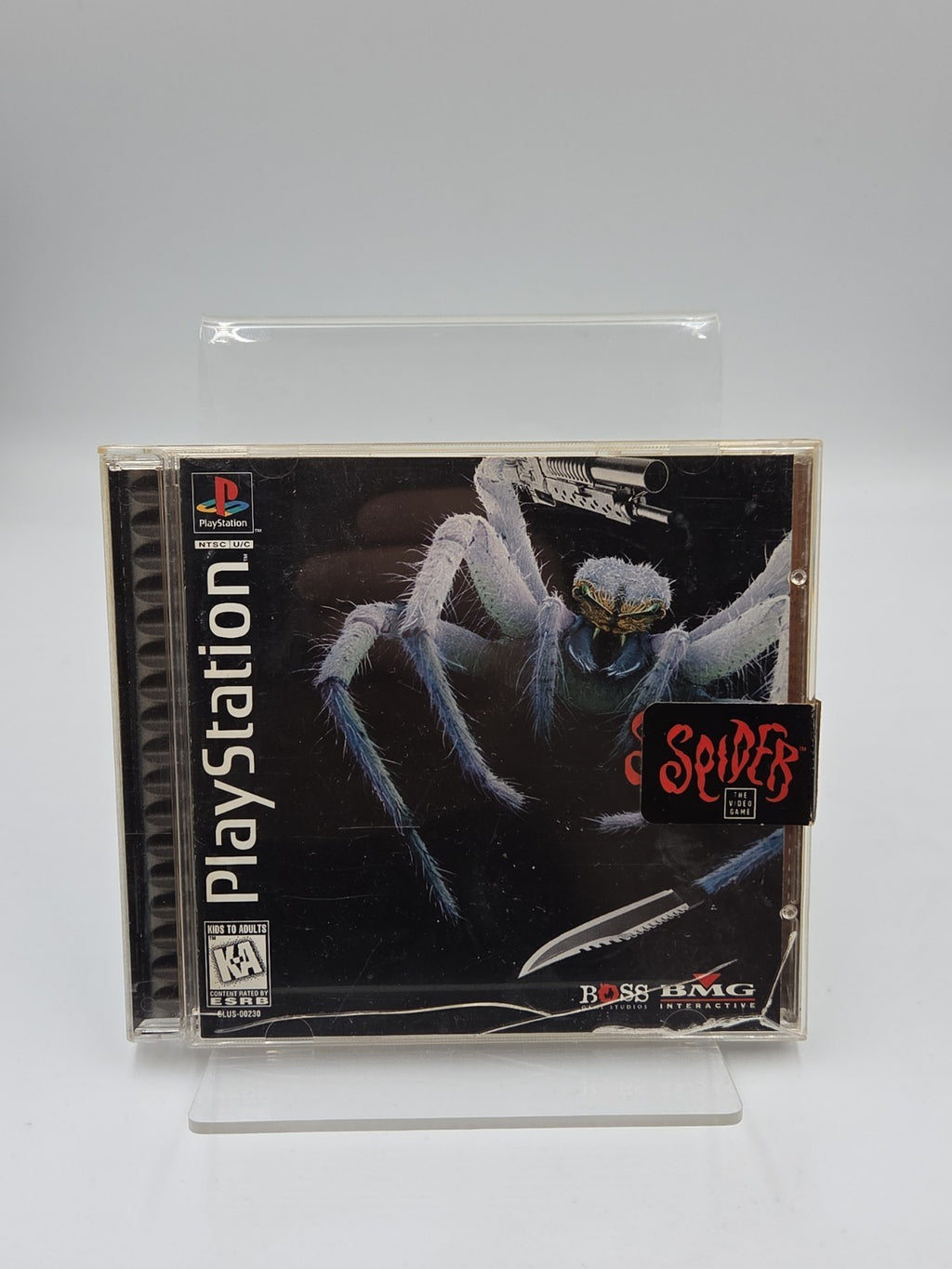 PS1 Playstation 1 Spiel Spider The Video Game mit OVP und Anleitung NTSC-USA 