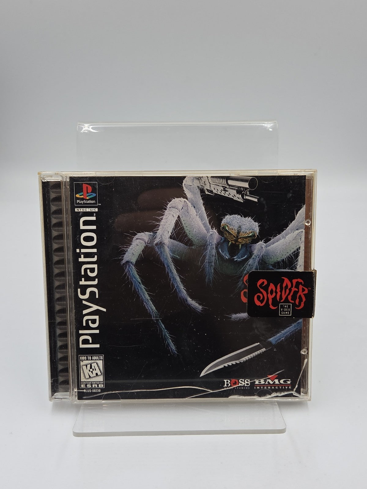 PS1 Playstation 1 Spiel Spider The Video Game mit OVP und Anleitung NTSC-USA 