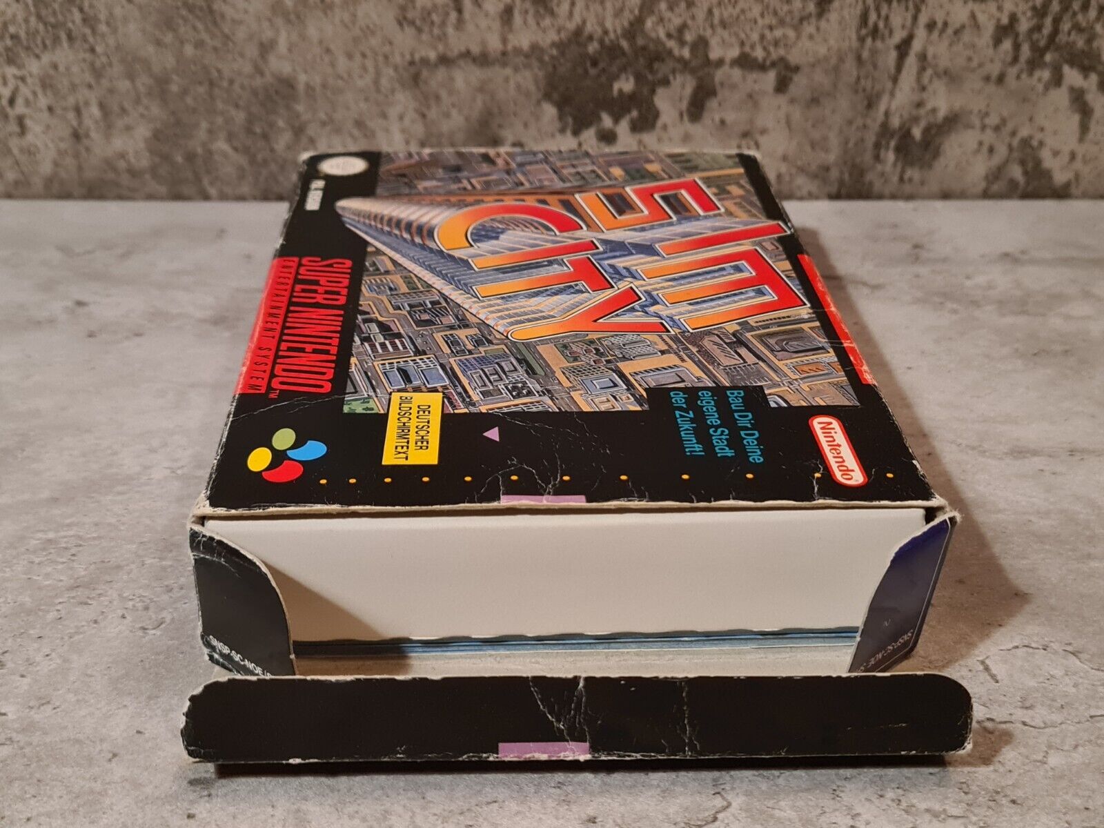 SNES Super Nintendo Sim City mit OVP und Anleitung NOE/SFRG - T-Retro-Games 