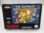 SNES Super Nintendo Spiel The Simpsons Bart's Nightmare + OVP und Anleitung FAH