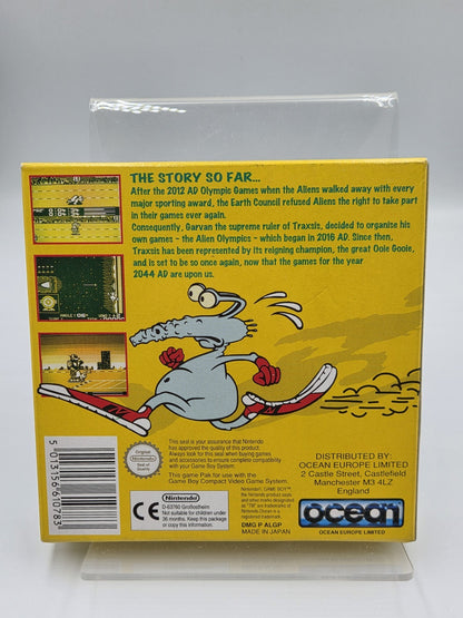 Nintendo Game Boy Classic Spiel Alien Olympics mit OVP und Anleitung FAH