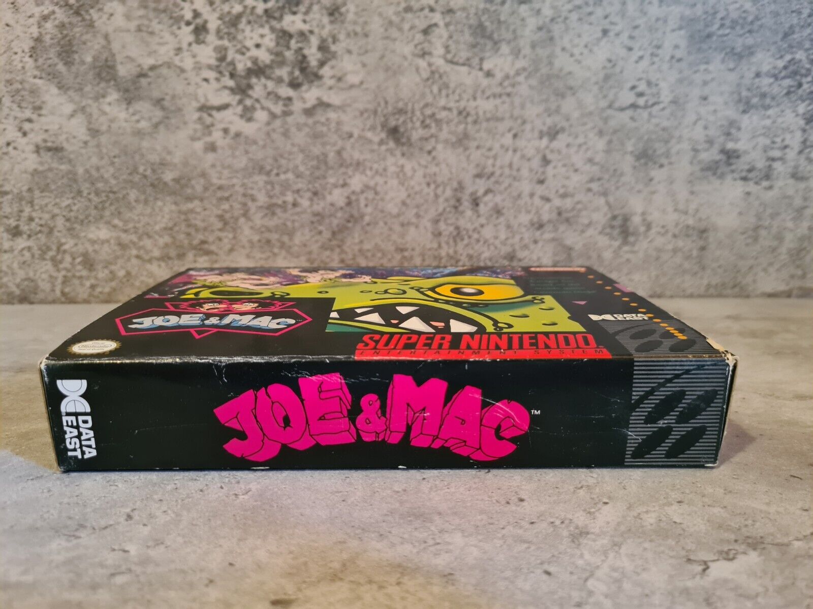 SNES Super Nintendo Joe & Mac mit OVP und Anleitung NTSC USA - T-Retro-Games 