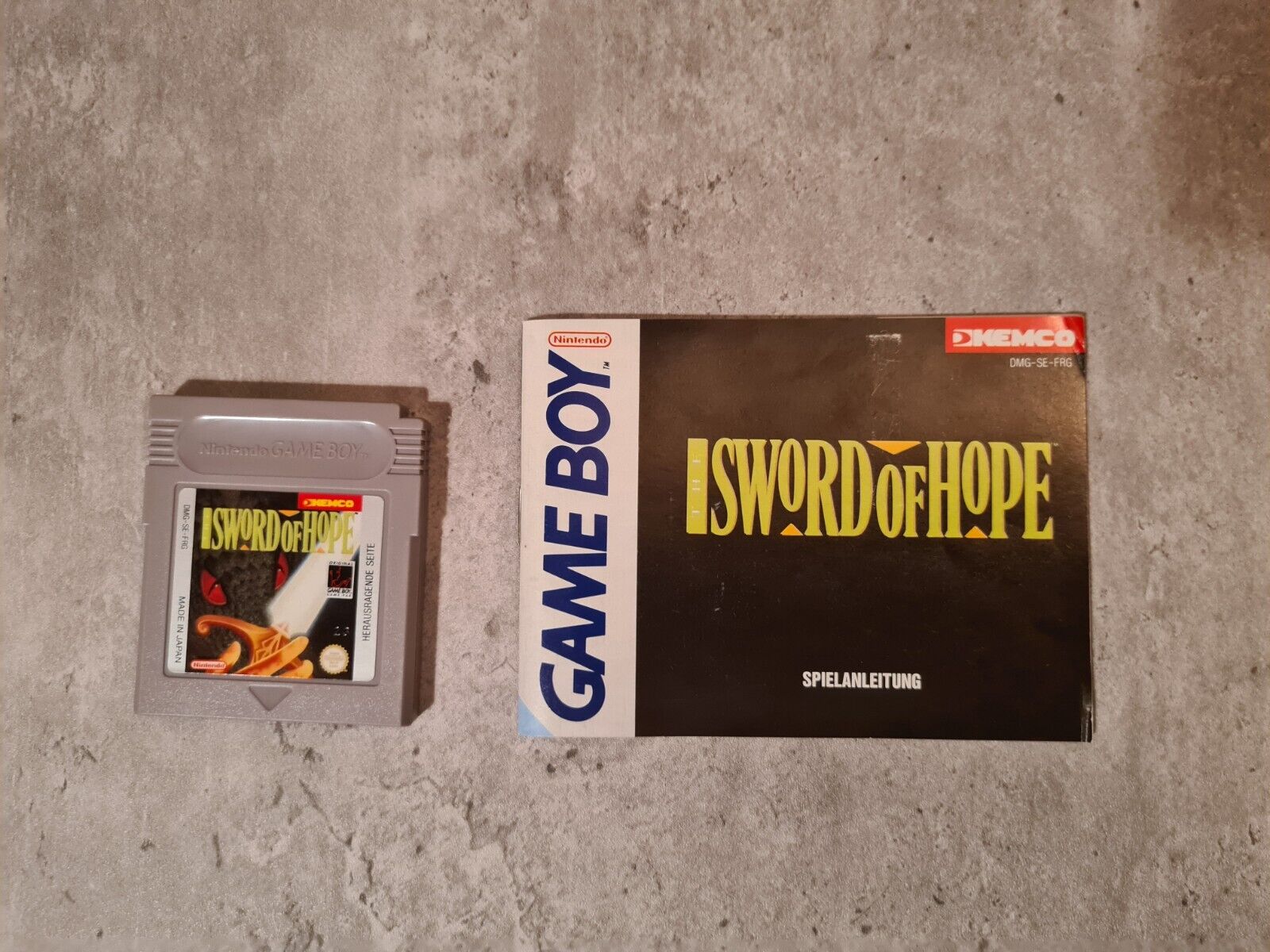 Nintendo Game Boy Classic Sword of Hope mit OVP und Anleitung FRG - T-Retro-Games 