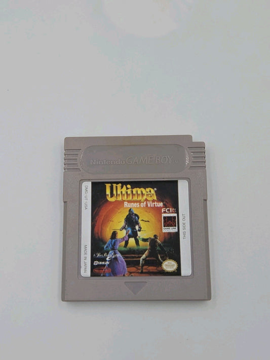 Nintendo Game Boy Classic Spiel Ultima Runes of Virtue Modul USA