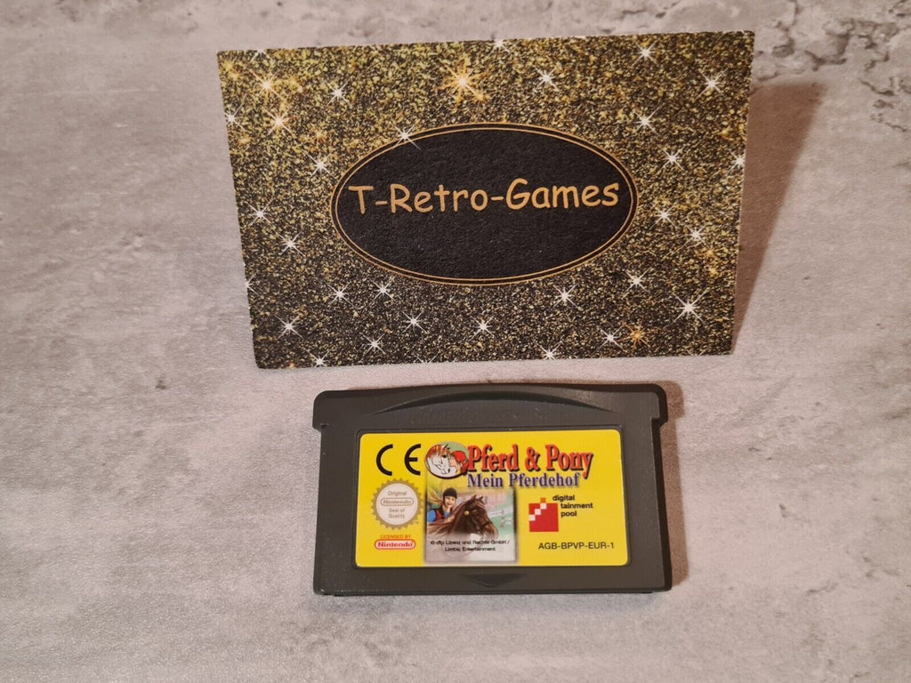 Nintendo Game Boy Advance Pferd & Pony Mein Pferdehof Modul EUR - T-Retro-Games 