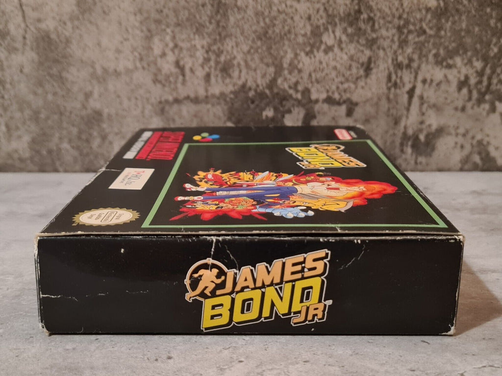 SNES Super Nintendo James Bond JR mit OVP und Anleitung NOE - T-Retro-Games 
