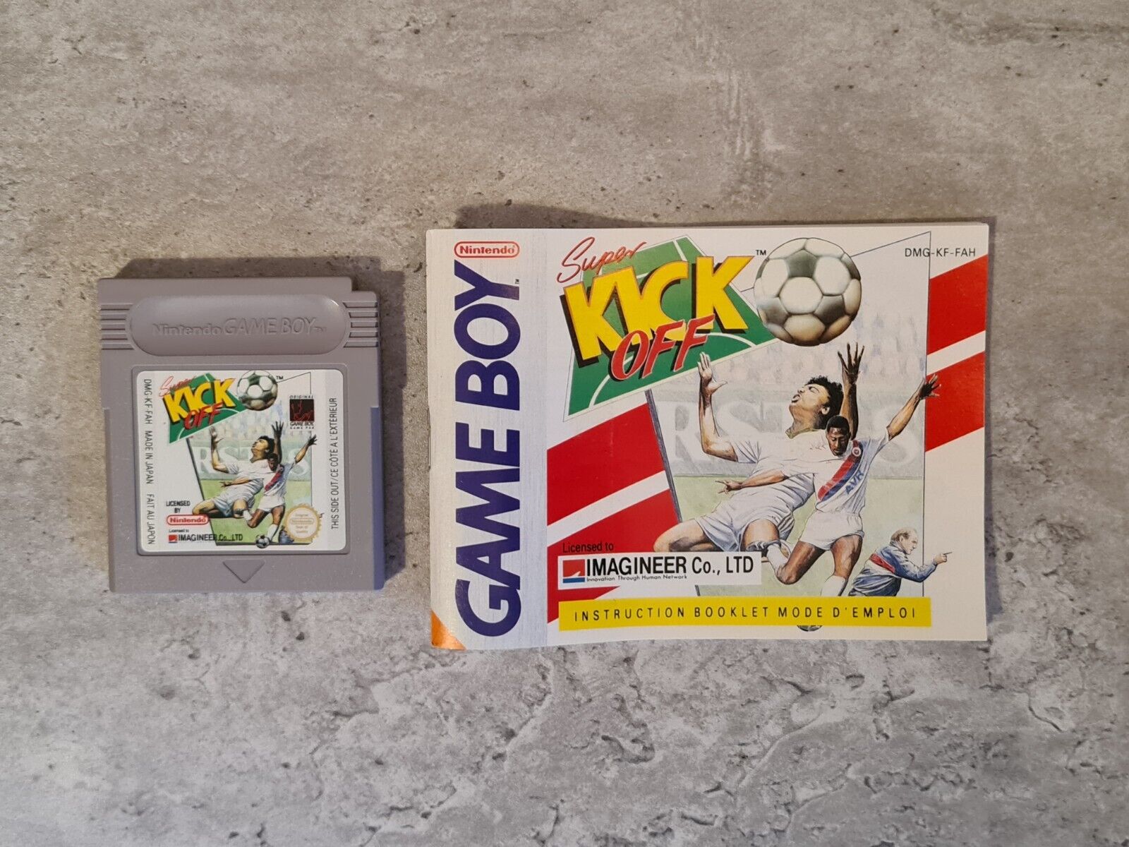 Nintendo Game Boy Classic Spiel Super Kick Off mit OVP und Anleitung FAH - T-Retro-Games 