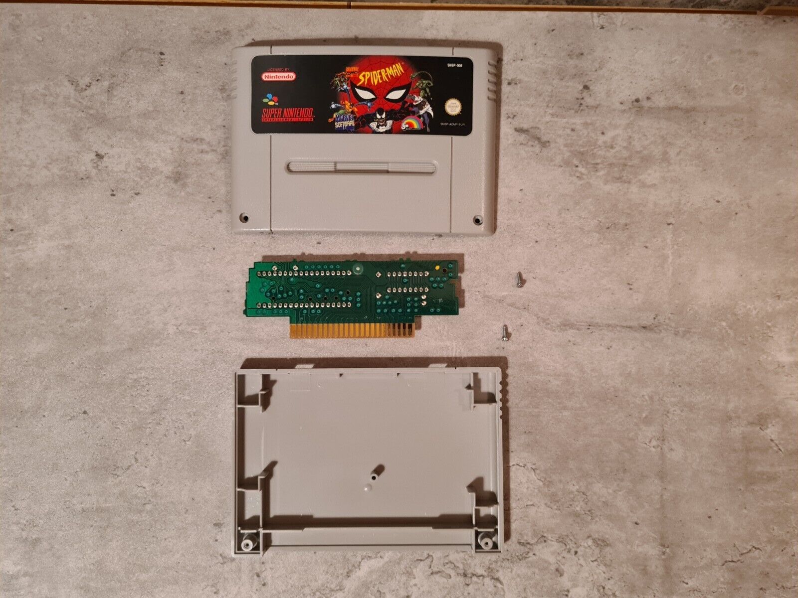 SNES Super Nintendo Spider-Man The Animated Series Modul EUR - T-Retro-Games 