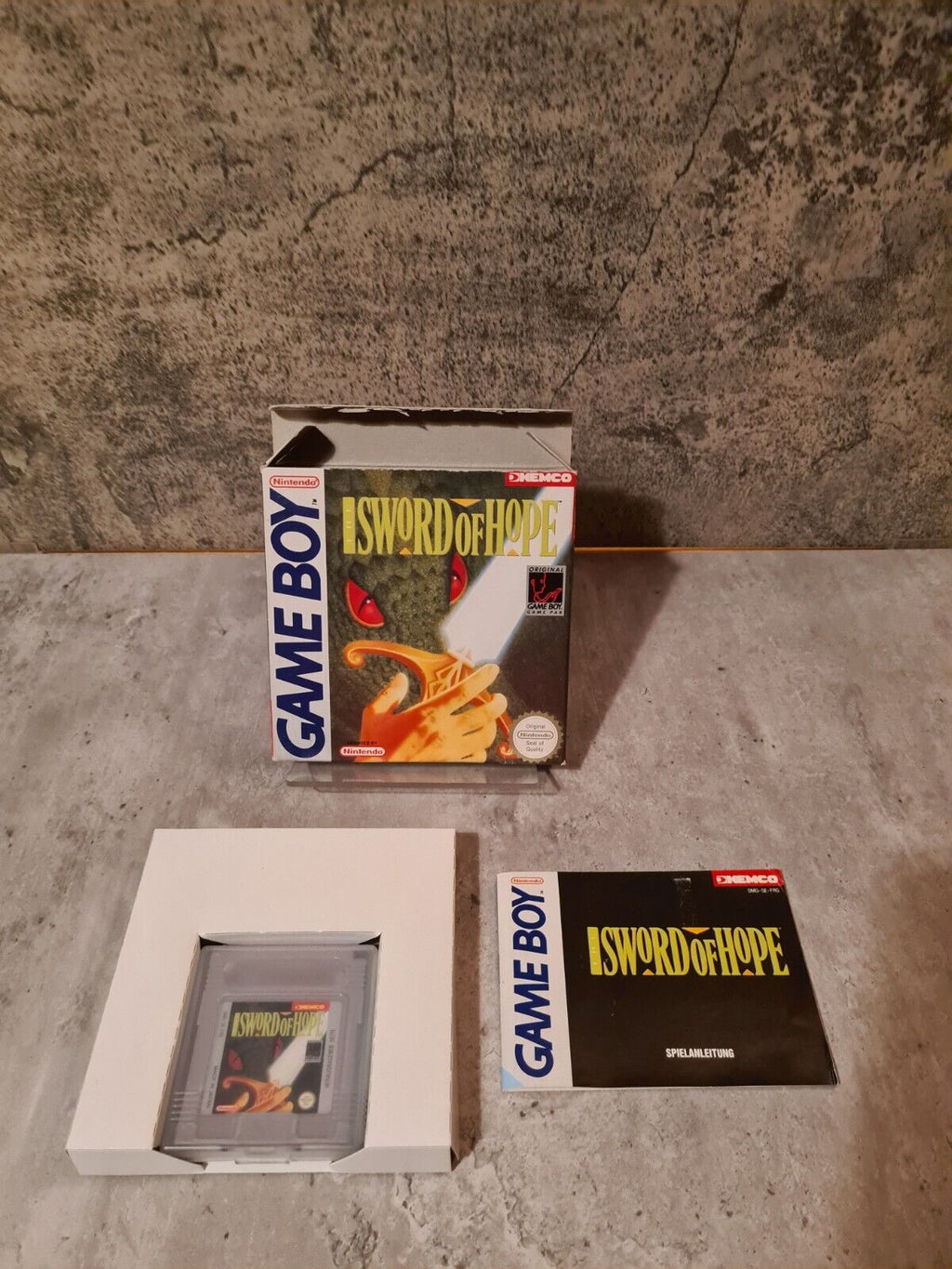 Nintendo Game Boy Classic Sword of Hope mit OVP und Anleitung FRG - T-Retro-Games 