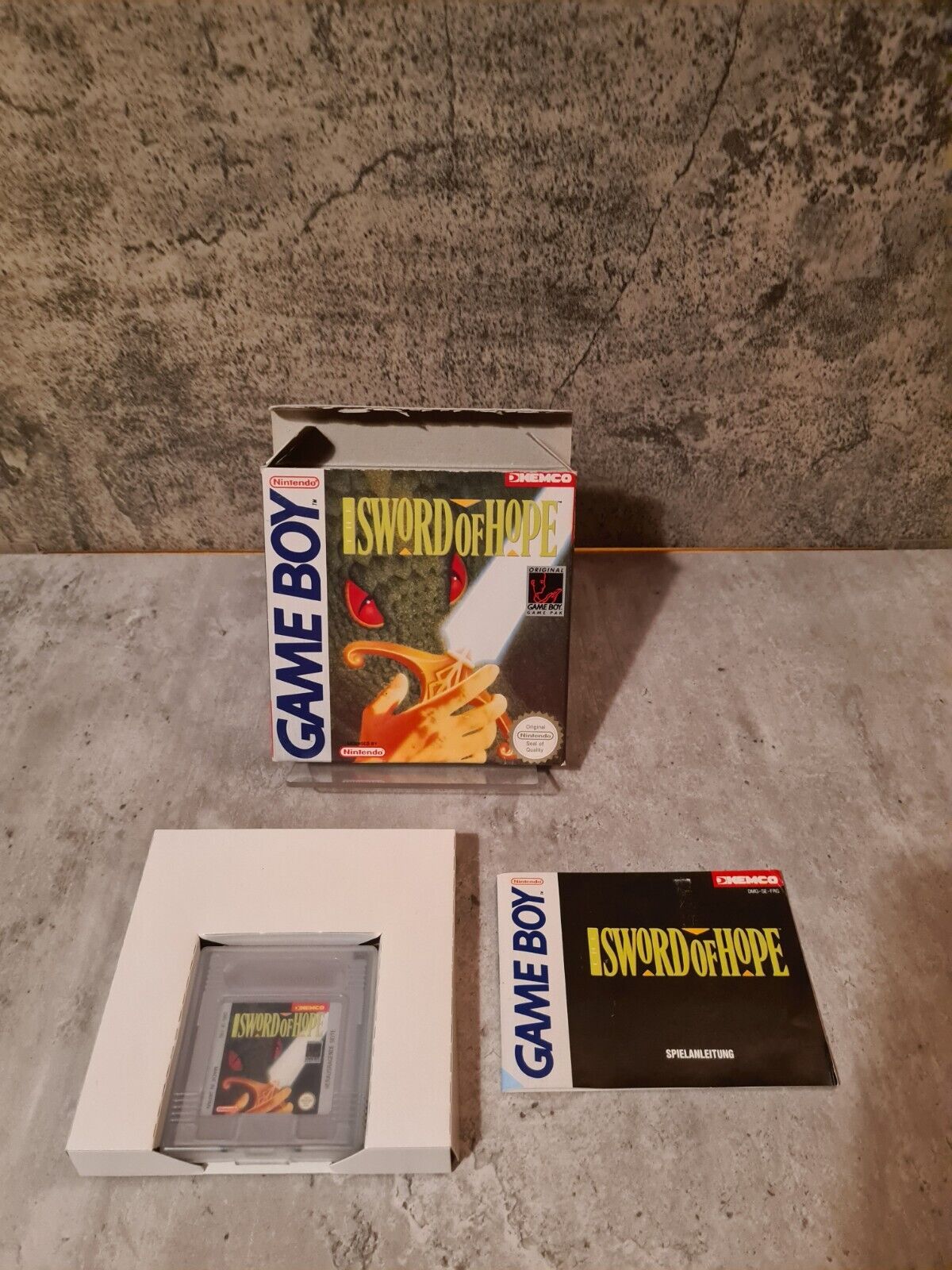 Nintendo Game Boy Classic Sword of Hope mit OVP und Anleitung FRG - T-Retro-Games 