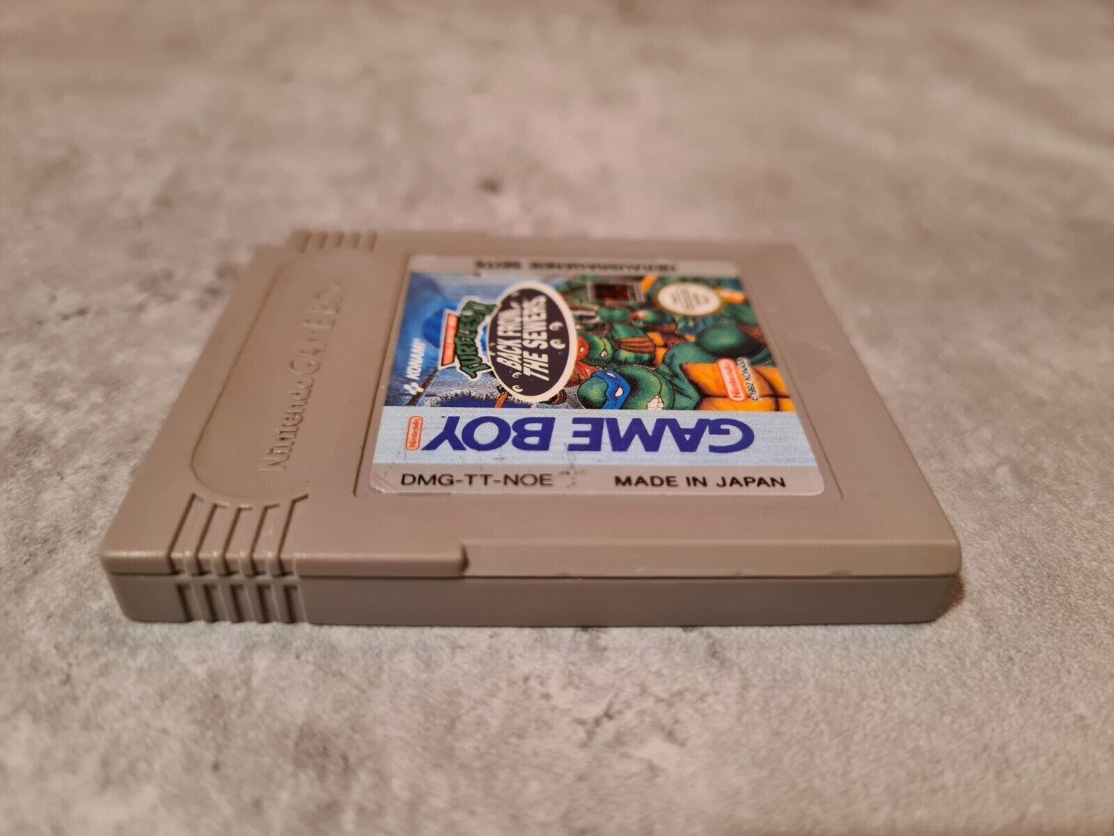 Nintendo Gameboy Classic Spiel Turtles II Back from The Sewers Modul NOE - T-Retro-Games 