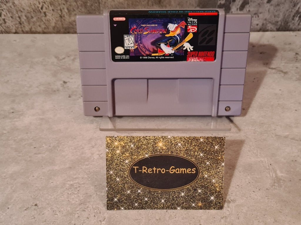 SNES Super Nintendo Maui Mallard in Cold Shadow NTSC USA Modul - T-Retro-Games 