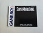 Game Boy Classic Super Mario Land Spielanleitung Instruction Booklet FRG