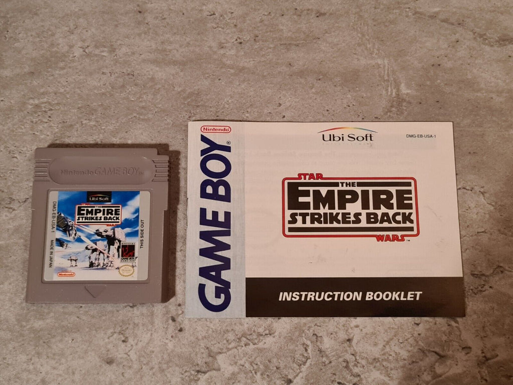 Game Boy Classic Star Wars The Empire Strikes Back mit OVP und Anleitung USA - T-Retro-Games 