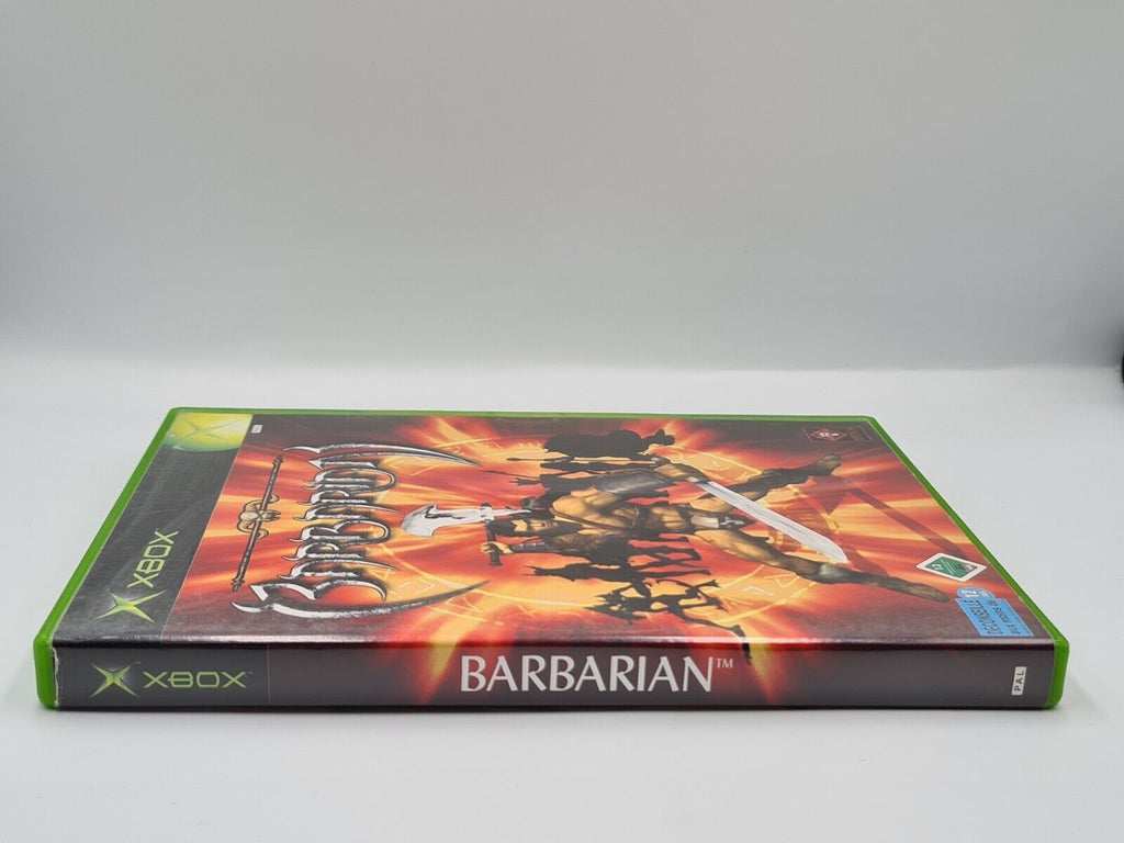 XBOX Spiel Barbarian mit OVP und Anleitung Multilingual - T-Retro-Games 