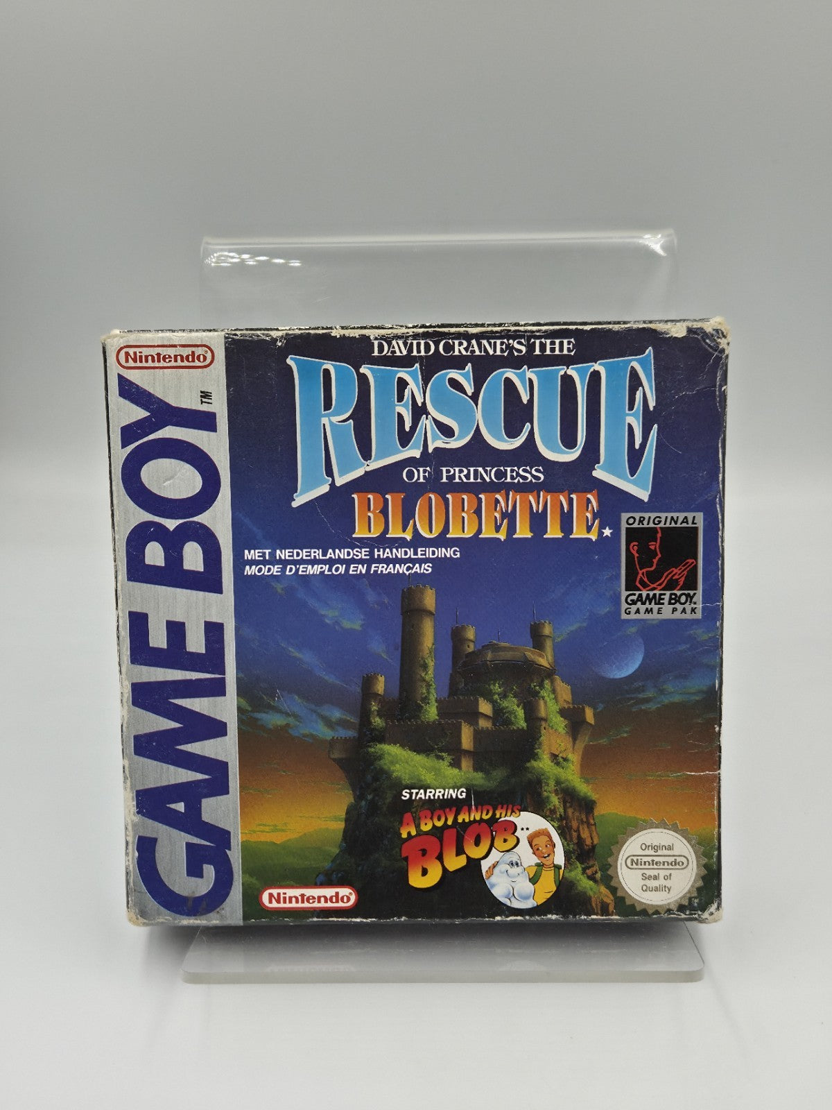 Game Boy Classic Spiel Rescue of Princess Blobette mit OVP und Anleitung FAH
