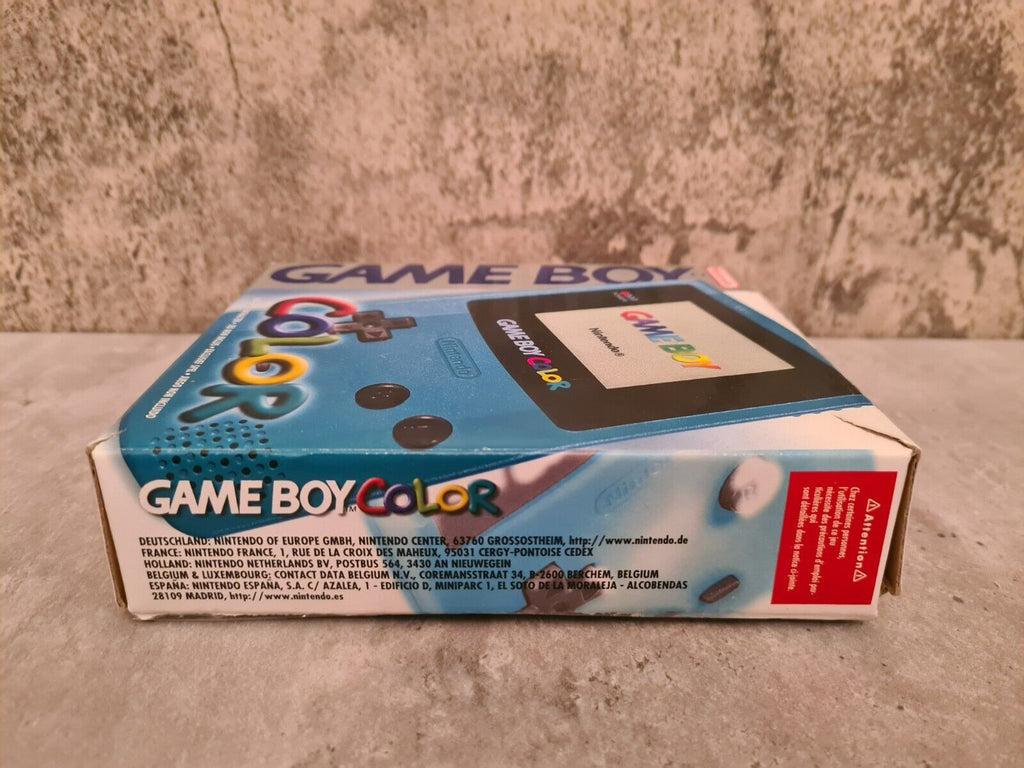 Game Boy Color OVP Console Konsole EUR Türkis - T-Retro-Games 