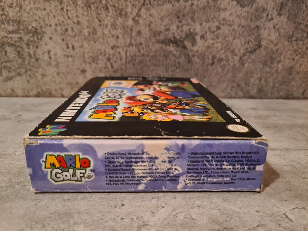 N64 Nintendo 64 Mario Golf mit OVP und Anleitung EUR - T-Retro-Games 