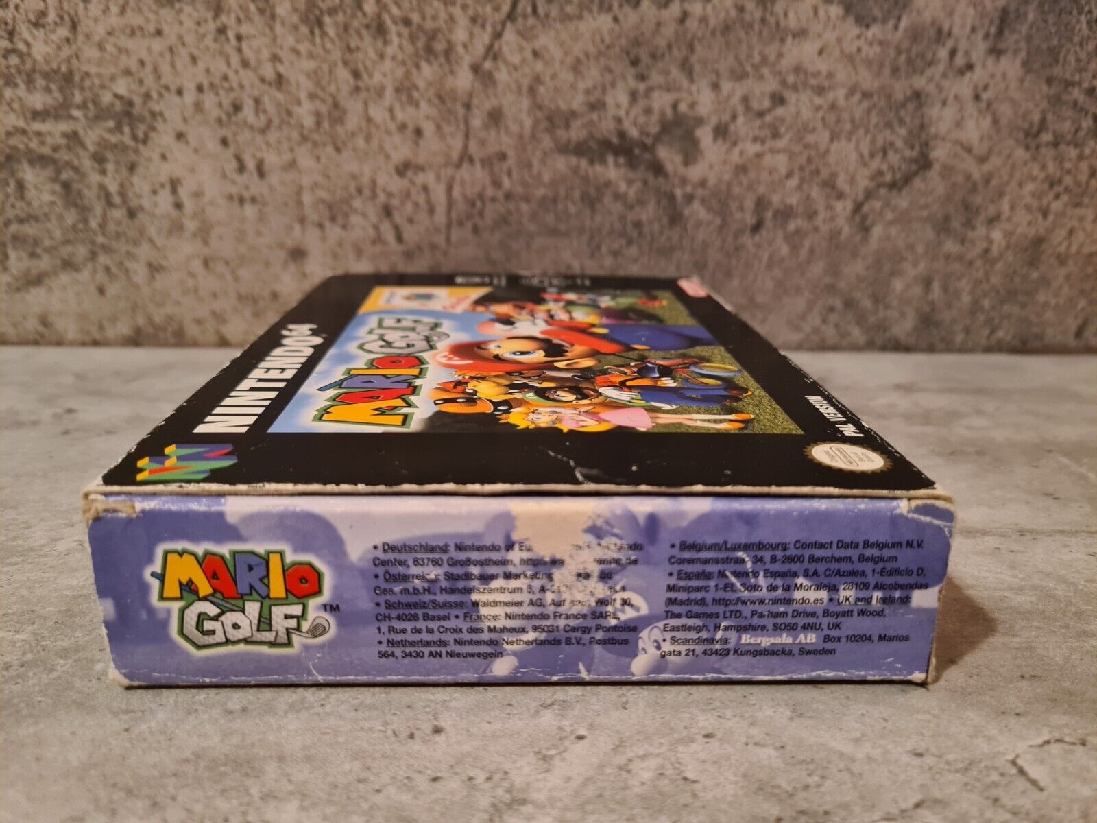 N64 Nintendo 64 Mario Golf mit OVP und Anleitung EUR - T-Retro-Games 