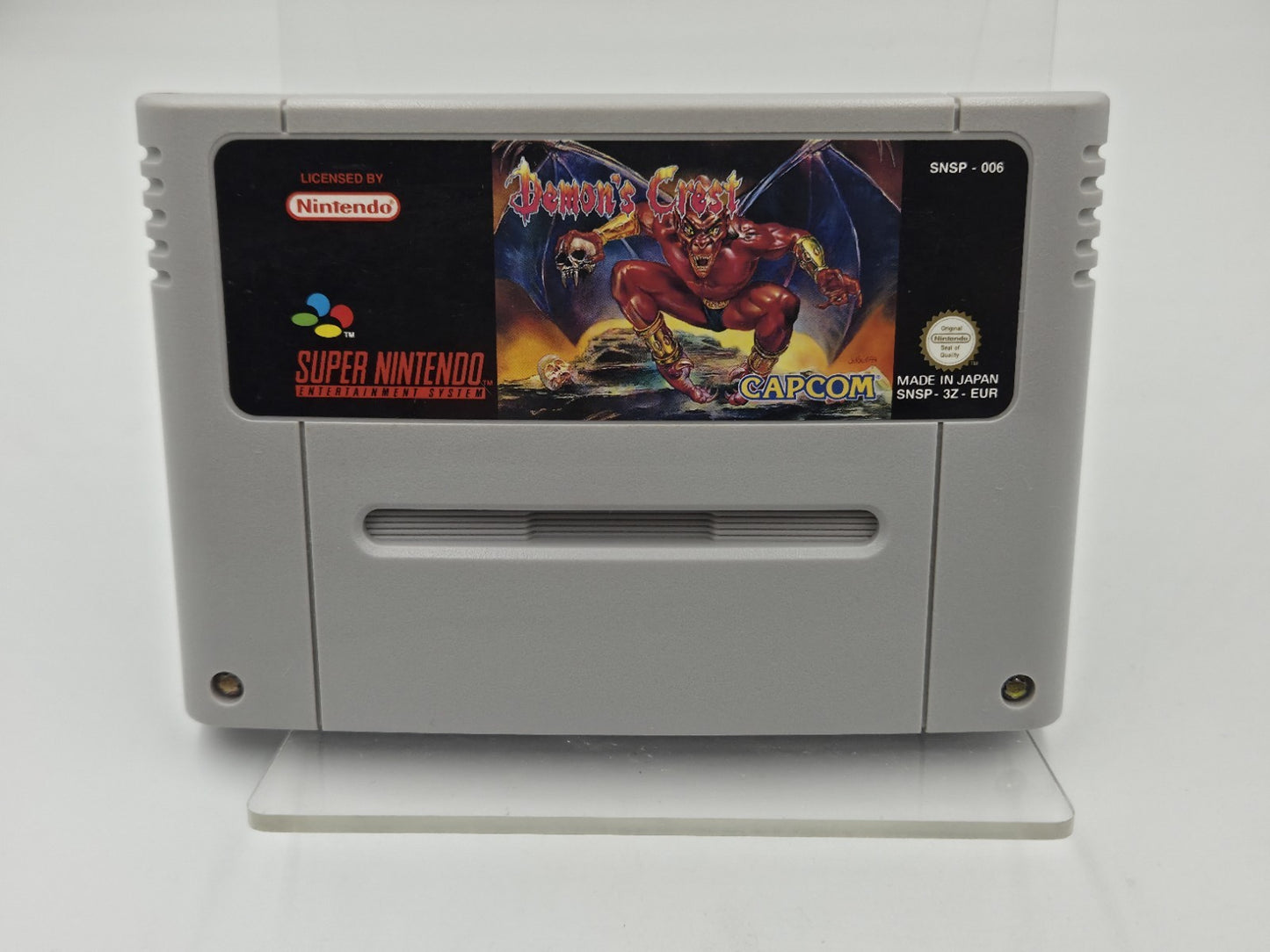 SNES Super Nintendo Demon's Crest Modul EUR