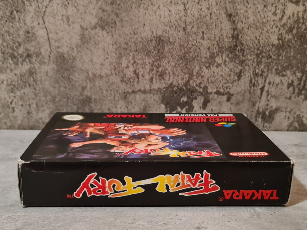 SNES Super Nintendo Fatal Fury mit OVP und Anleitung NOE - T-Retro-Games 