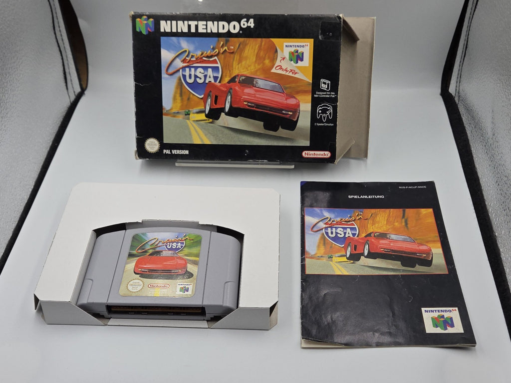 N64 Nintendo 64 Spiel Cruis'n USA mit OVP und Anleitung NOE