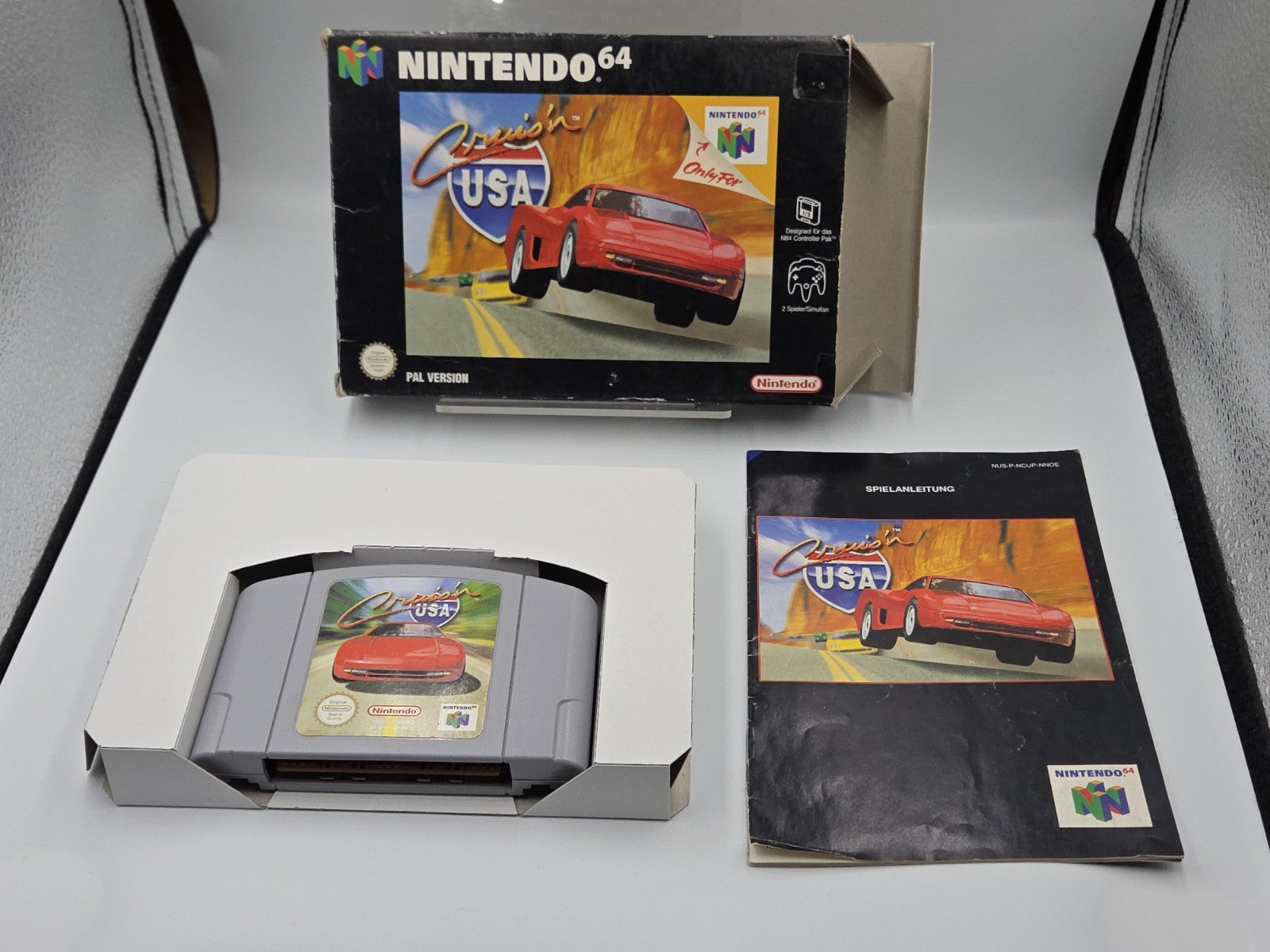 N64 Nintendo 64 Spiel Cruis'n USA mit OVP und Anleitung NOE