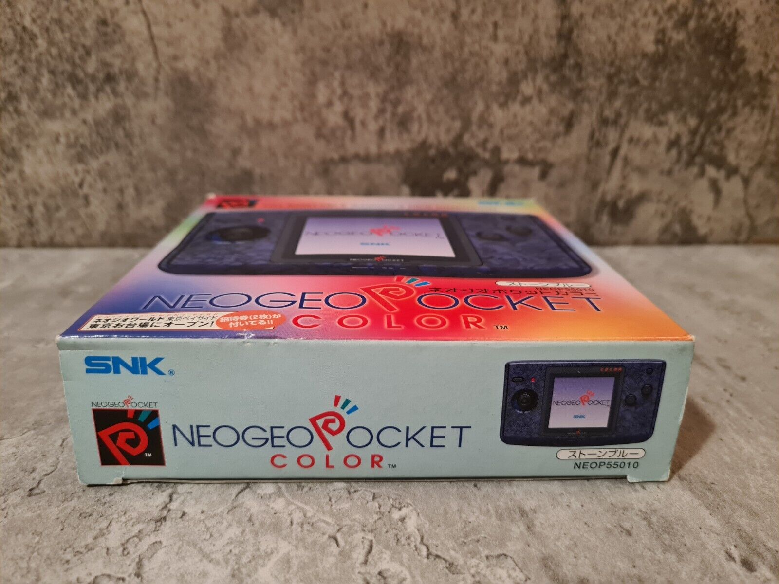 NeoGeo Pocket Color Konsole Console Carbon Japan SNK OVP - T-Retro-Games 