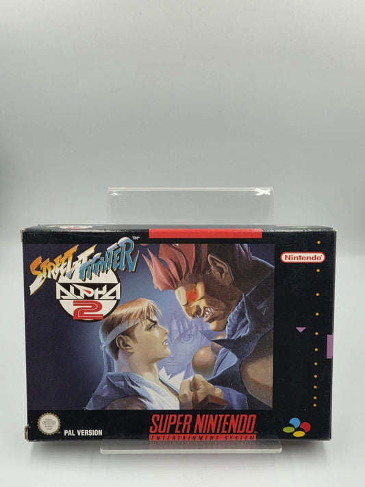 SNES Super Nintendo Street Fighter Alpha 2 II mit OVP und Anleitung NOE