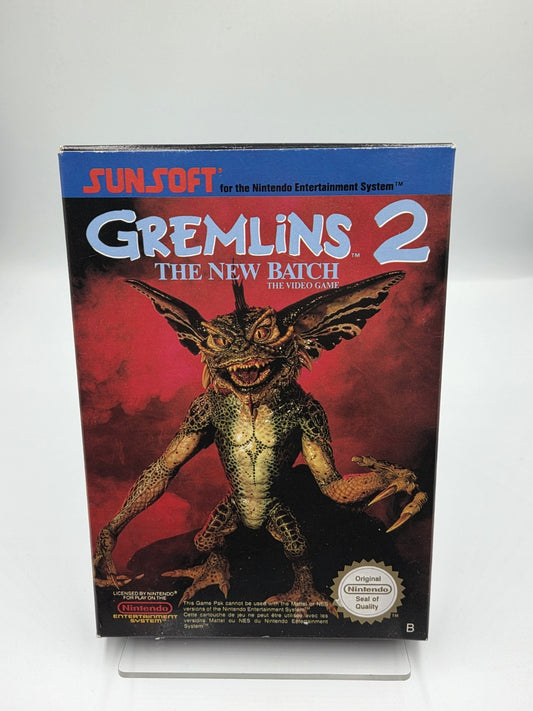 NES Gremlins 2 The New Batch The Video Game mit OVP und Anleitung FRA