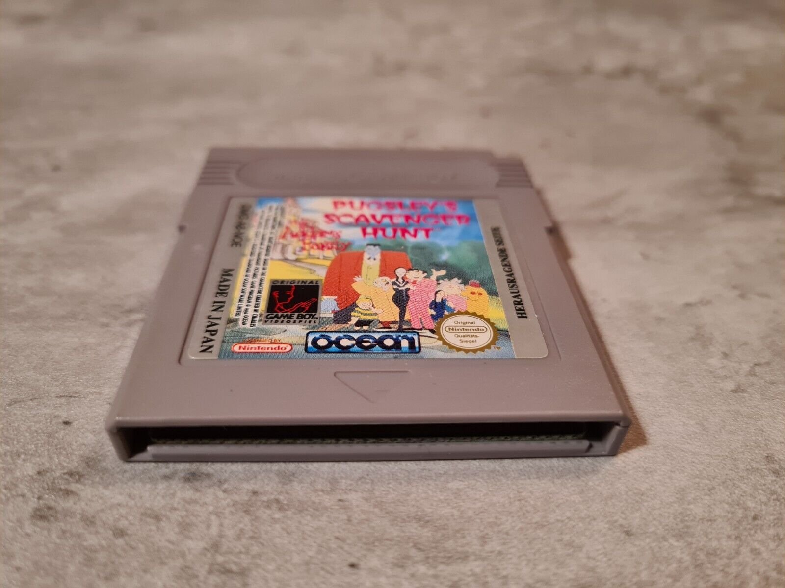 Nintendo Gameboy Classic The Addams Family Pugsley's Scavenger Hunt Modul NOE - T-Retro-Games 