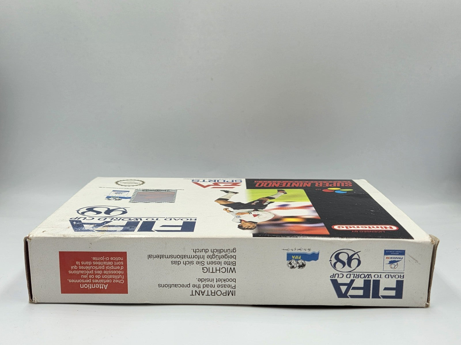 SNES Super Nintendo Fifa 98 Road to World Cup mit OVP und Anleitung EUR