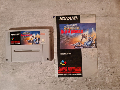 SNES Super Nintendo Super Probotector Alien Rebels mit OVP und Anleitung NOE - T-Retro-Games 