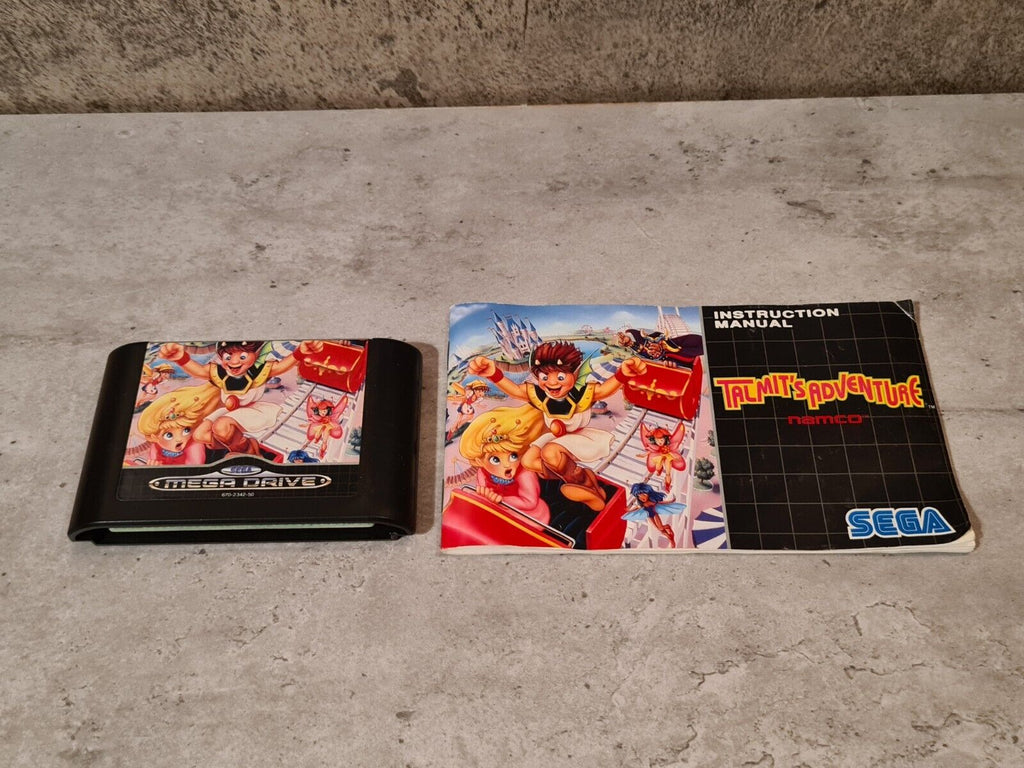 Sega Mega Drive Talmit's Adventure mit OVP und Anleitung Multi Language - T-Retro-Games 