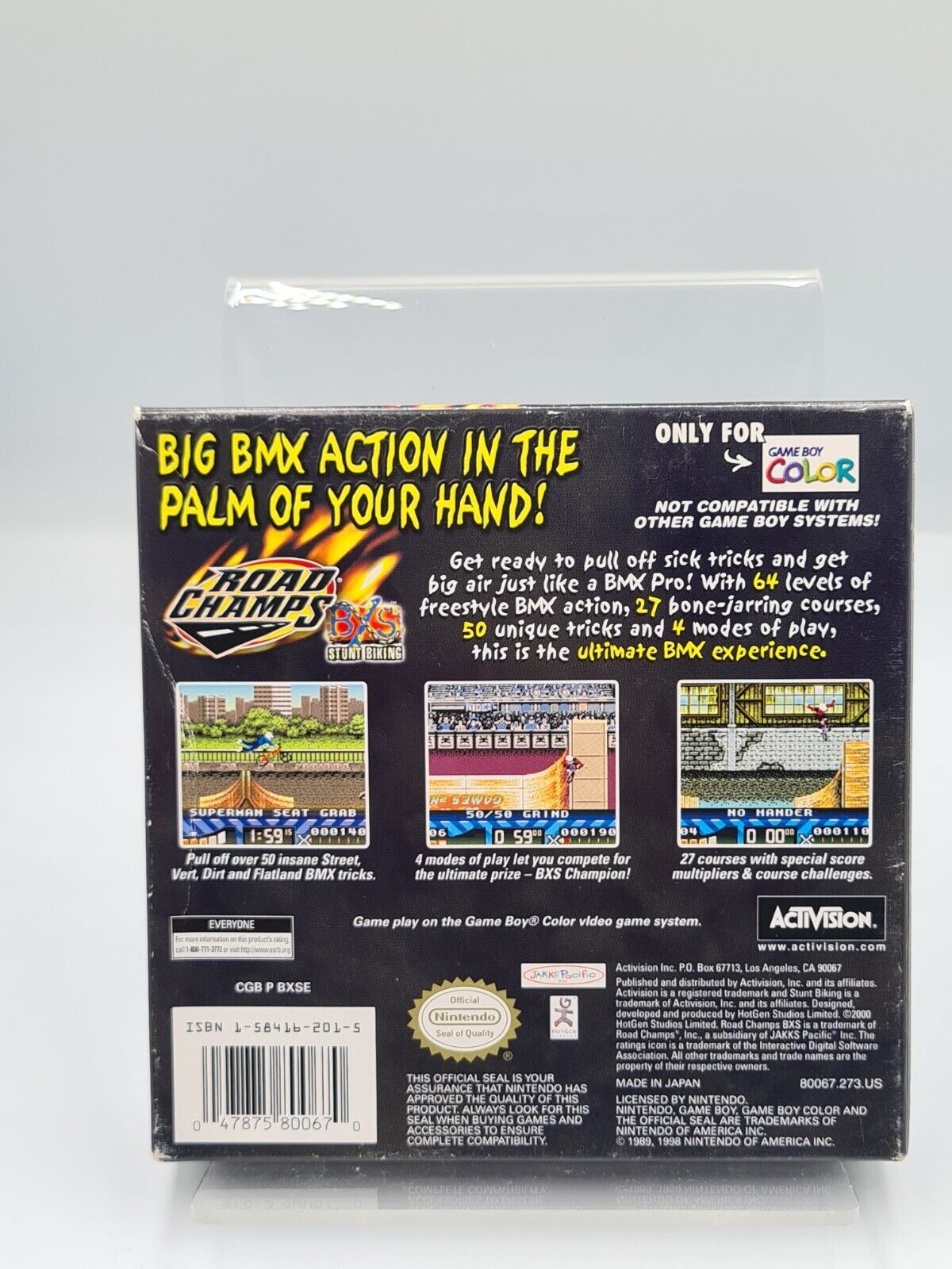 Nintendo Game Boy Color Road Champs mit OVP und Anleitung USA - T-Retro-Games 