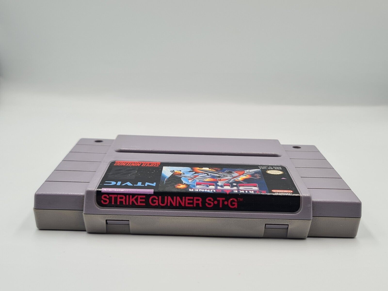 SNES Super Nintendo Strike Gunner S.T.G NTSC USA Modul - T-Retro-Games 