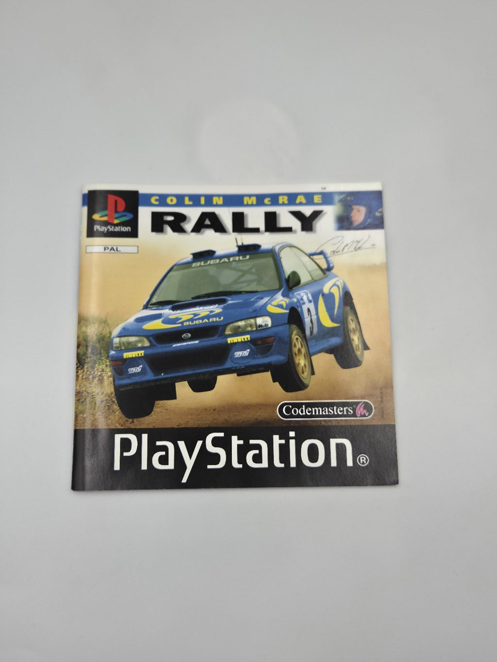 PS1 Playstation 1 Spiel Colin Mcrae Rally mit OVP und Anleitung Deutsch