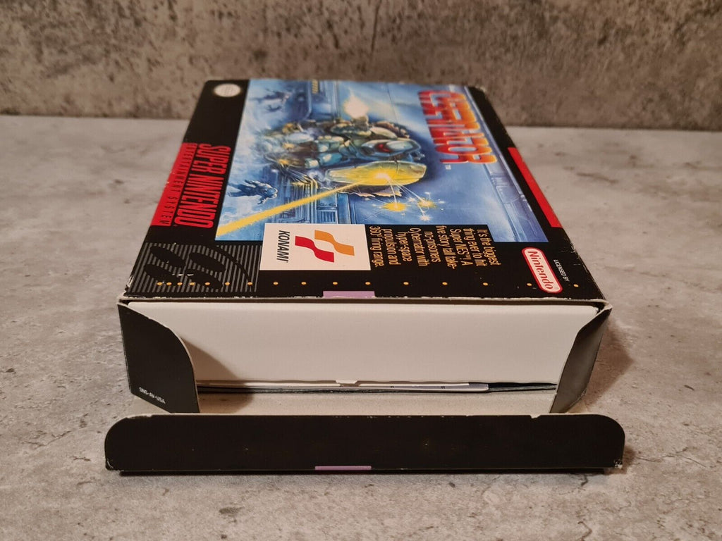SNES Super Nintendo Cybernator mit OVP und Anleitung NTSC-USA - T-Retro-Games 
