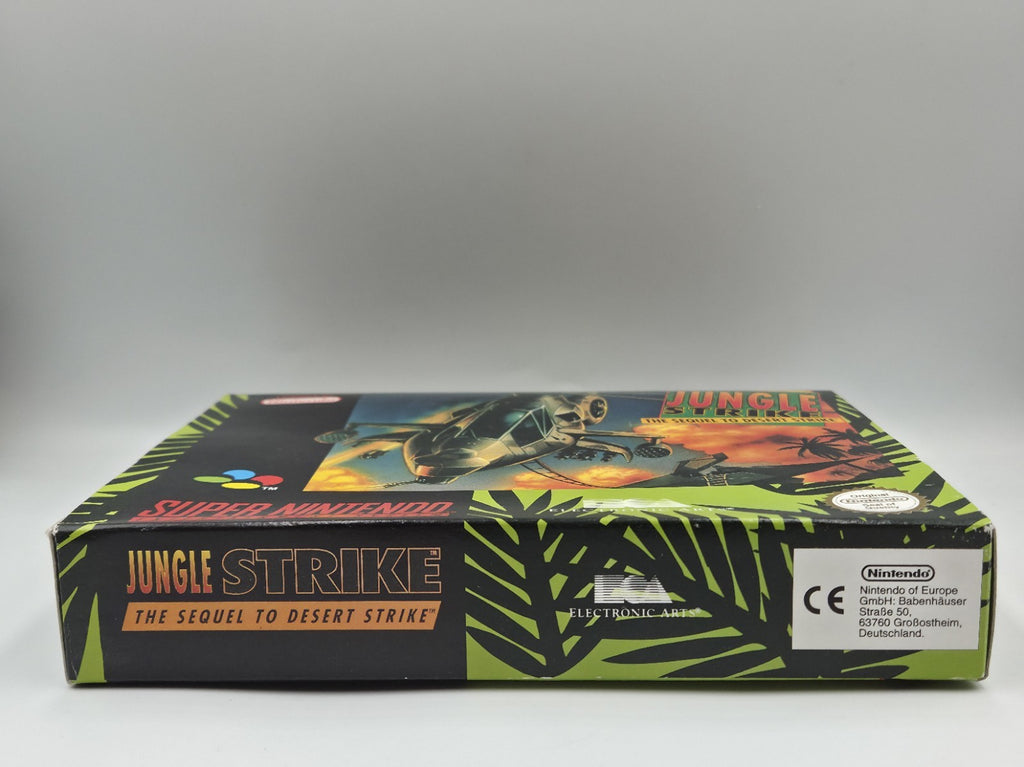 Super Nintendo Jungle Strike The Sequel To Desert Strike + OVP und Anleitung EUR