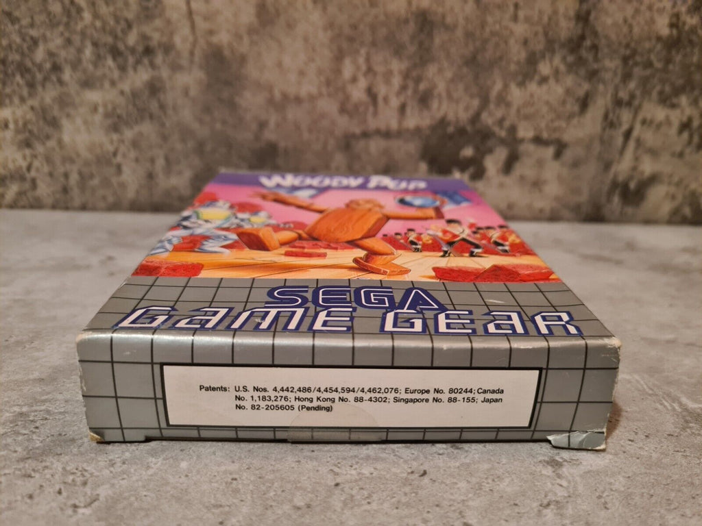 Sega Game Gear Woody Pop mit OVP und Anleitung Multi Language - T-Retro-Games 