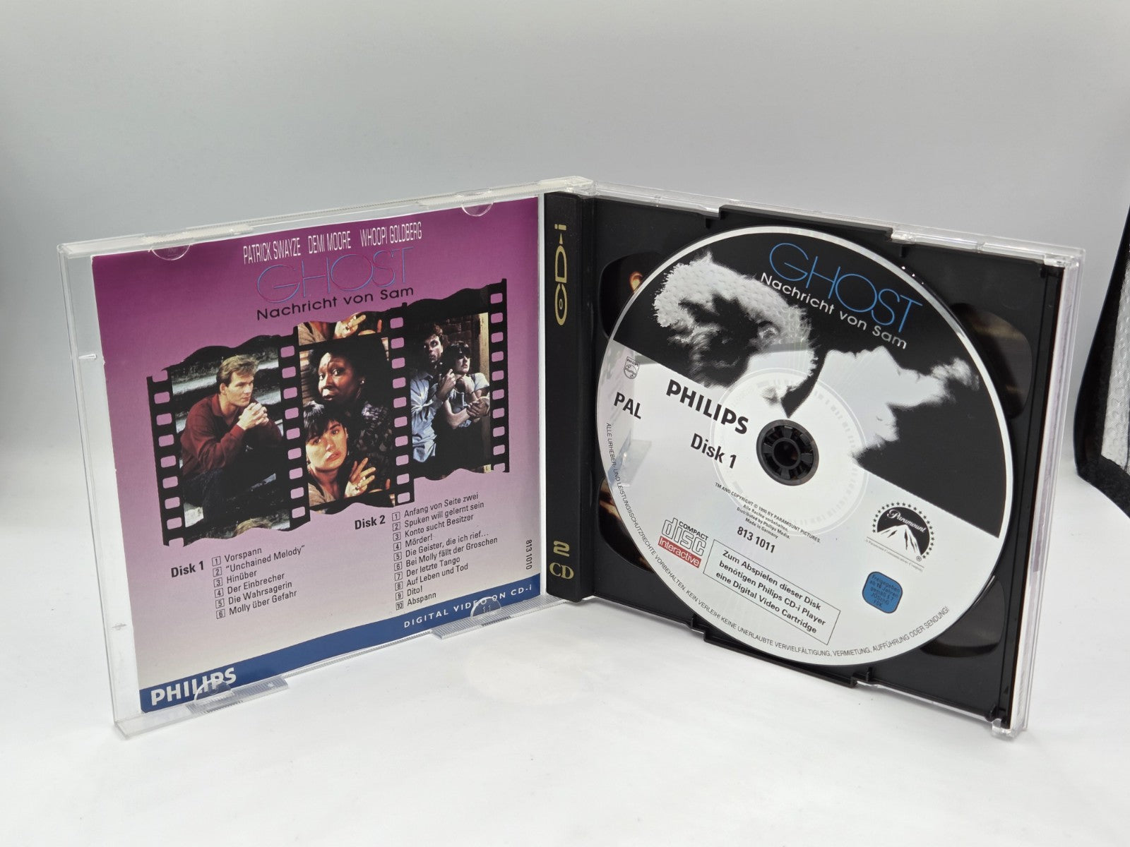 Philips CD-i Video CD Ghost Nachricht von Sam 2 Discs