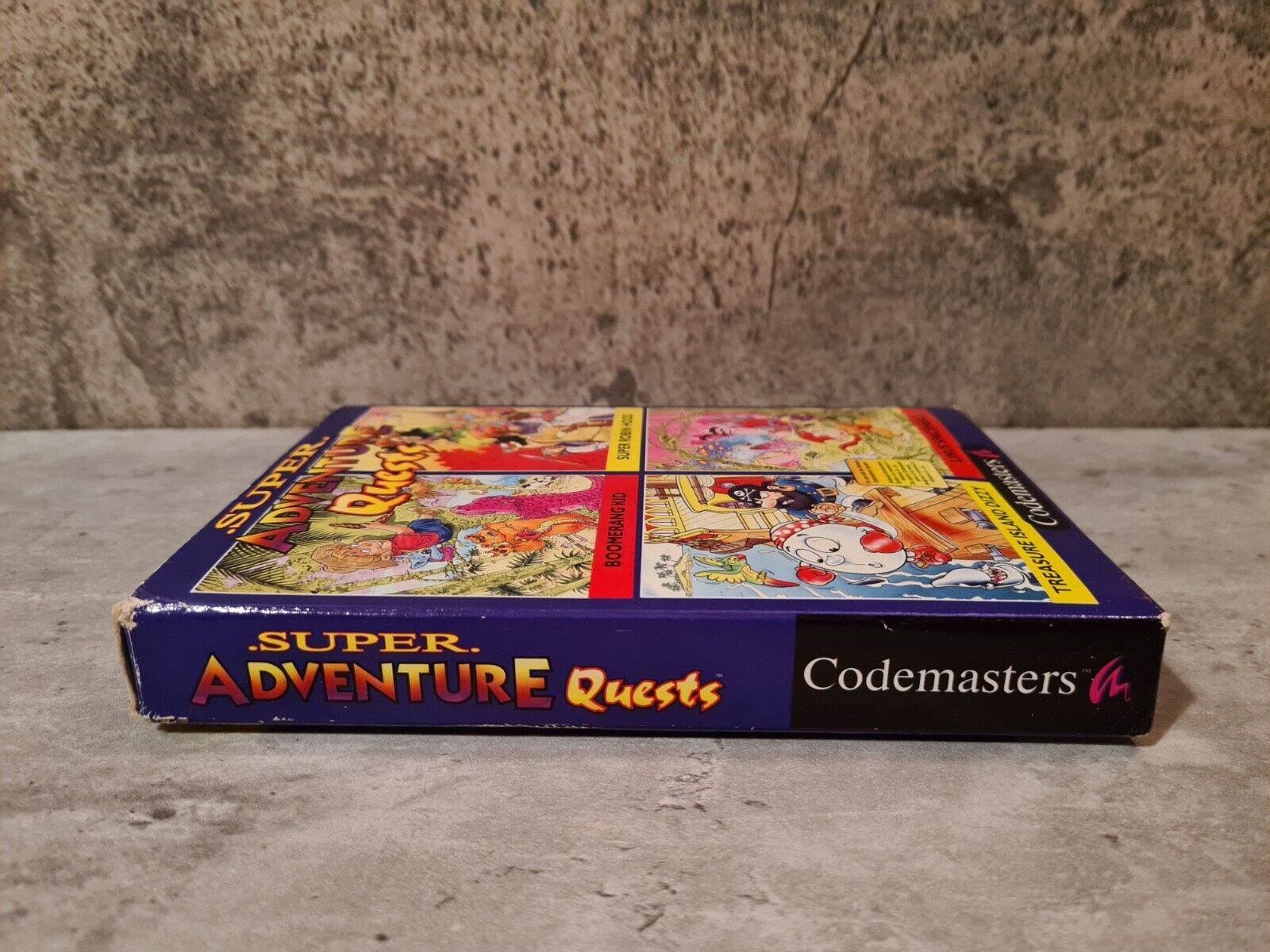 NES Codemasters Super Adventure Quests mit OVP und Anleitung + Poster - T-Retro-Games 