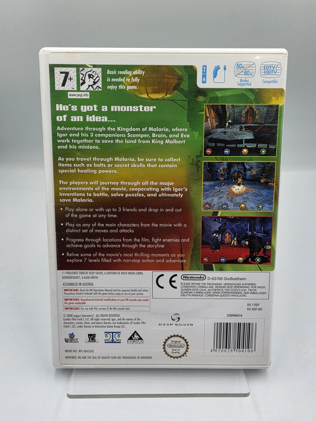 Nintendo Wii Spiel Igor The Game mit OVP und Anleitung UKV