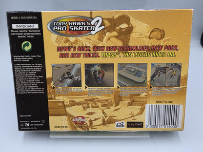 N64 Nintendo 64 Tony Hawk's Pro Skater 2 mit OVP und Anleitung AUS