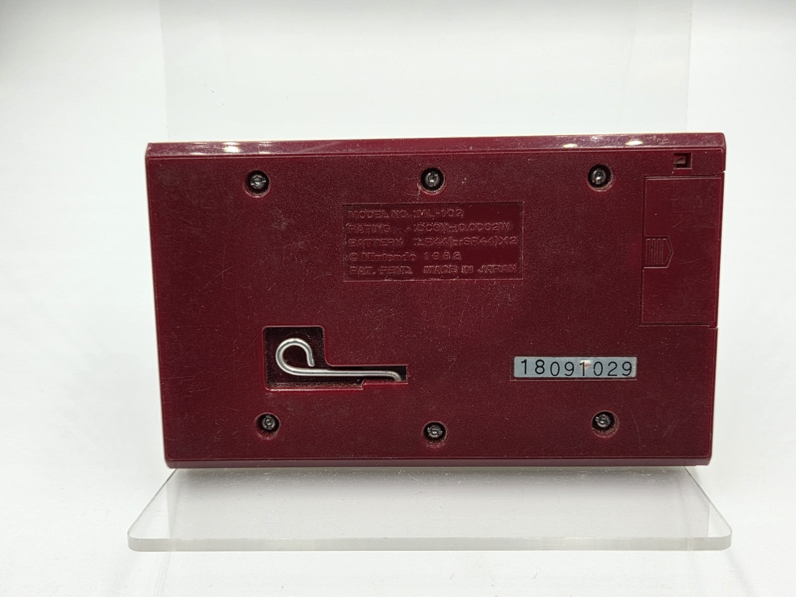 Nintendo Game & Watch Mario's Cement Factory Konsole Console 1988 Wide Screen