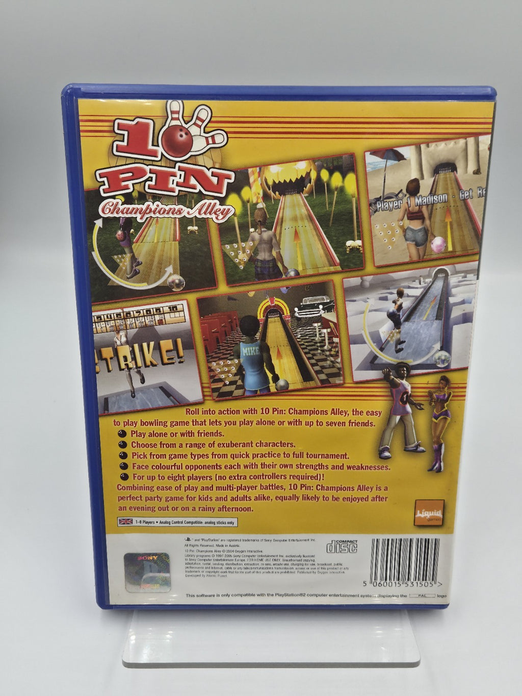 PS2 Playstation 2 Spiel 10 Pin Champions Alley mit OVP und Anleitung Englisch